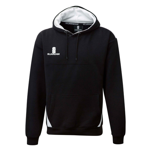 SUR367BLK-WH-MJ: Blade Hoody-Black-White