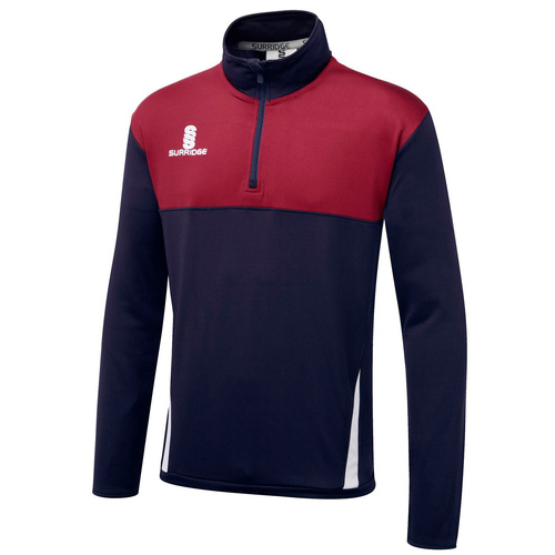 SUR368NA-MAR-WH-SJ: Blade Performance Top-Navy-Maroon-White